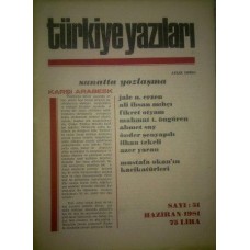 TÜRKİYE YAZILARI